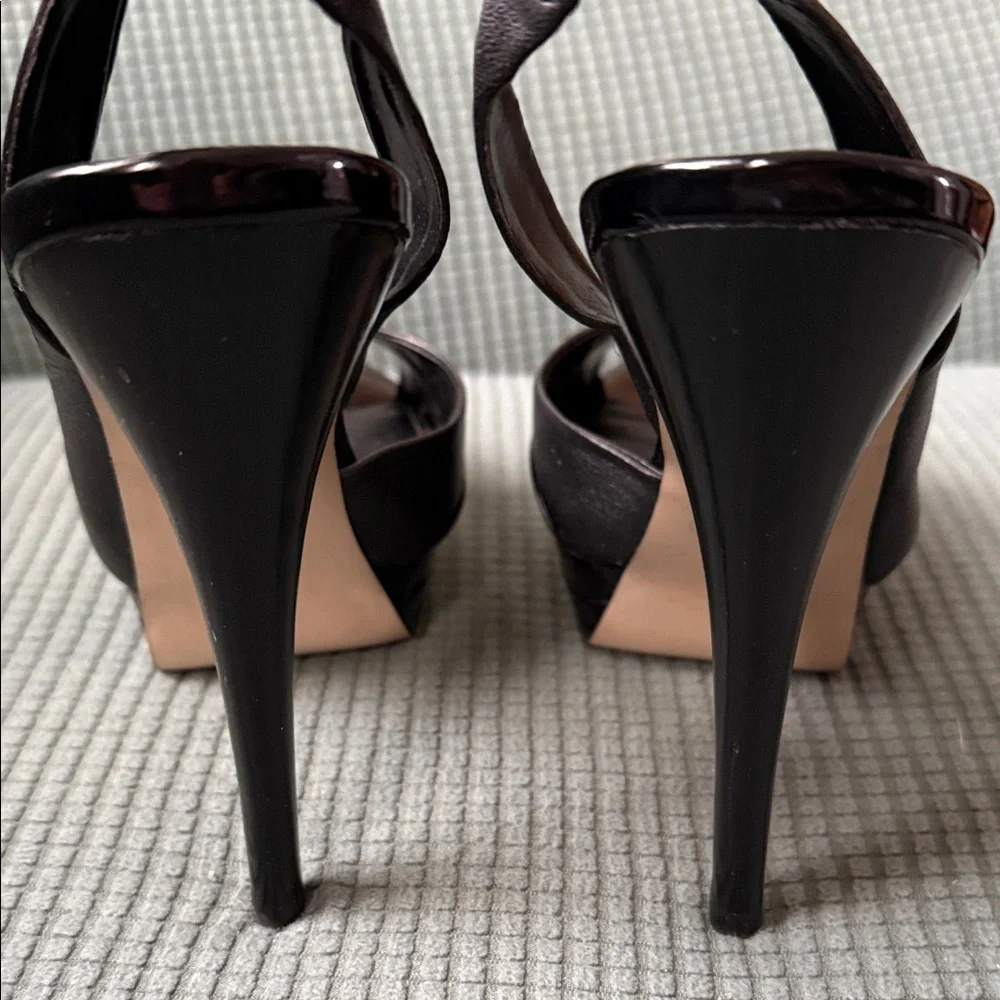 Elegant Black Slingback Heels 5”, Aldo Used - Picture 6 of 16